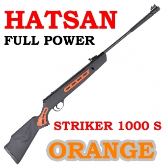 Vzduchovka Hatsan STRIKER 1000 S ORANGE  FULL POWER / 4,5  + 1X  BALENÍ DIABOL 250/4,5 + TERČE zdarma 
