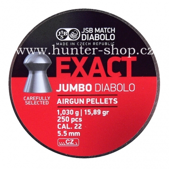 Diaboly - diabolky JSB Exact - jumbo 250 / 5,51 mm 