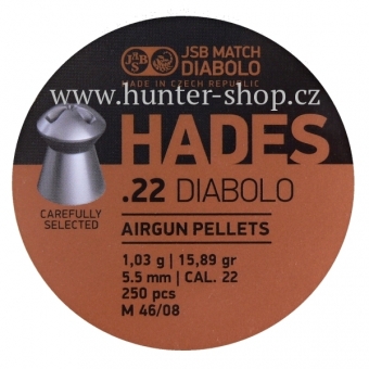 Diaboly - diabolky JSB - HADES - 250 / 5,50mm 