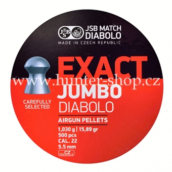Diaboly - diabolky JSB Exact - jumbo 500 / 5,51 mm 