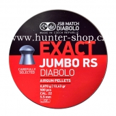 Diaboly - diabolky JSB Exact JUMBO RS  500 / 5,52 mm 