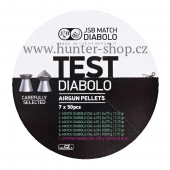 Diaboly - diabolky JSB - MATCH TEST Light Weight- 350 / 4,49 - 4,50 - 4,51mmm 